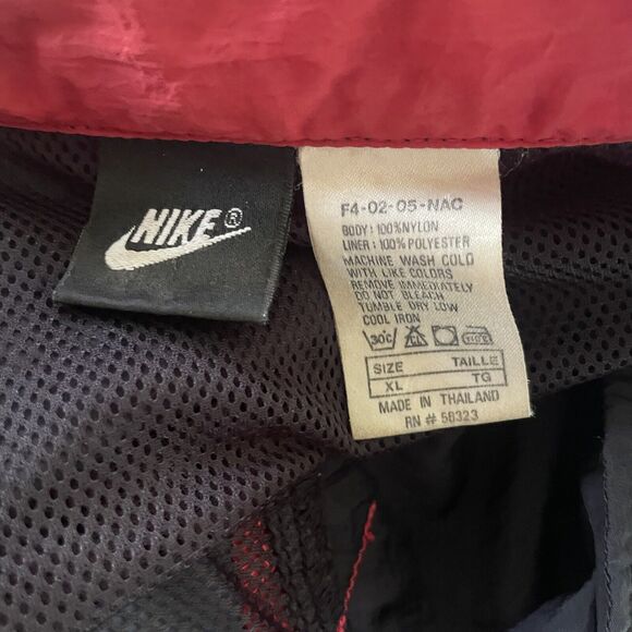 Nike Vintage Jacket Windbreaker Mosaic Colorblock Zip Up Mens XL - Picture 3 of 6